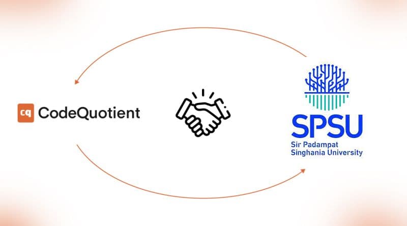 CodeQuotient has signed an MoU with Sir Padampat Singhania University, Udaipur.